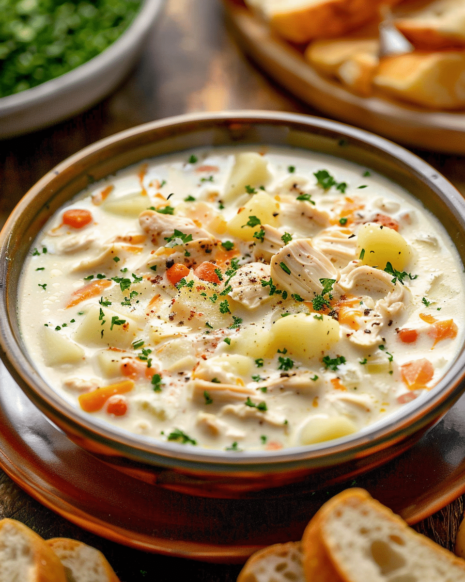 Creamy Chicken and Potato Soup