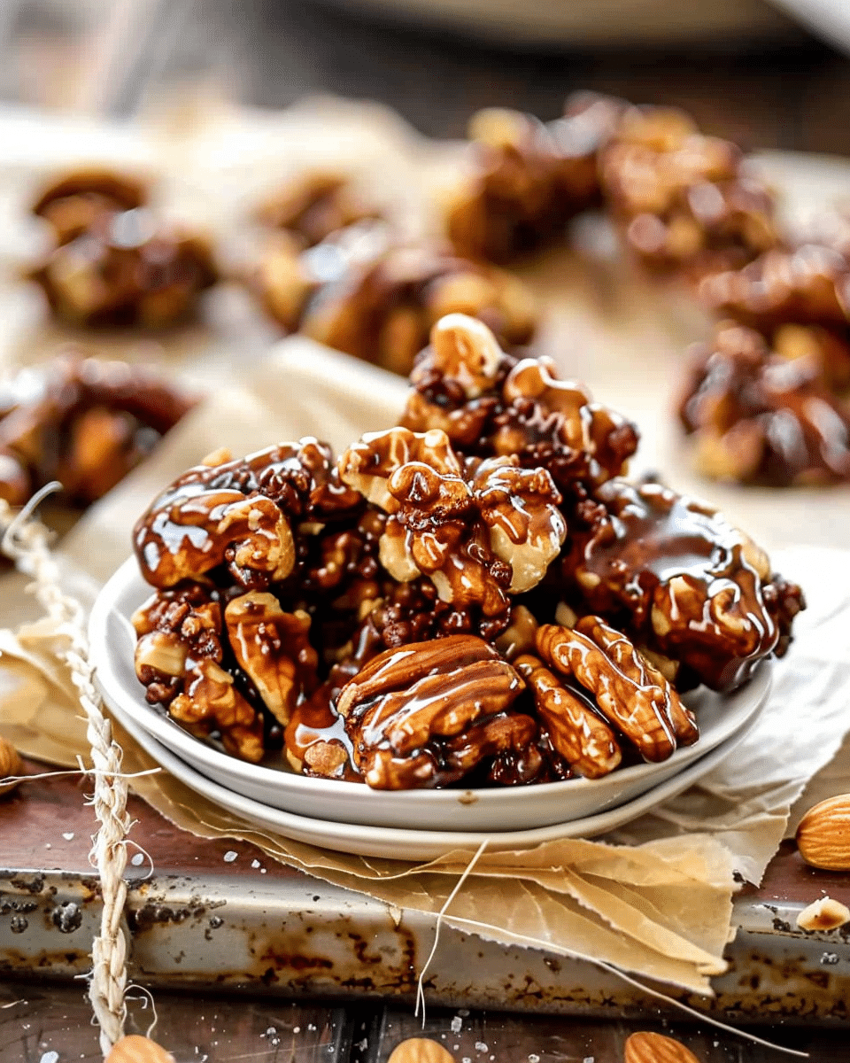Maple Glazed Nut Clusters