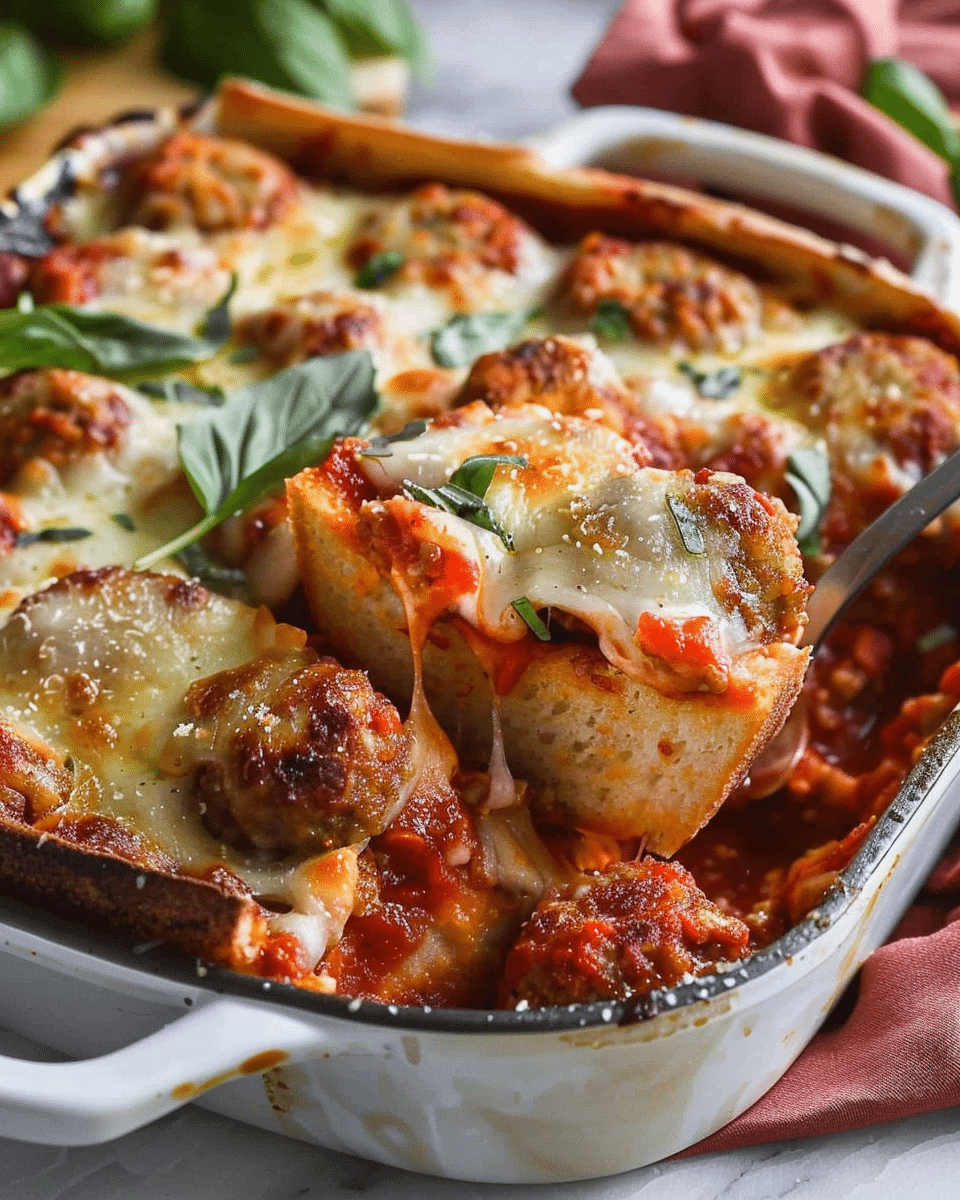 Meatball Sub Casserole