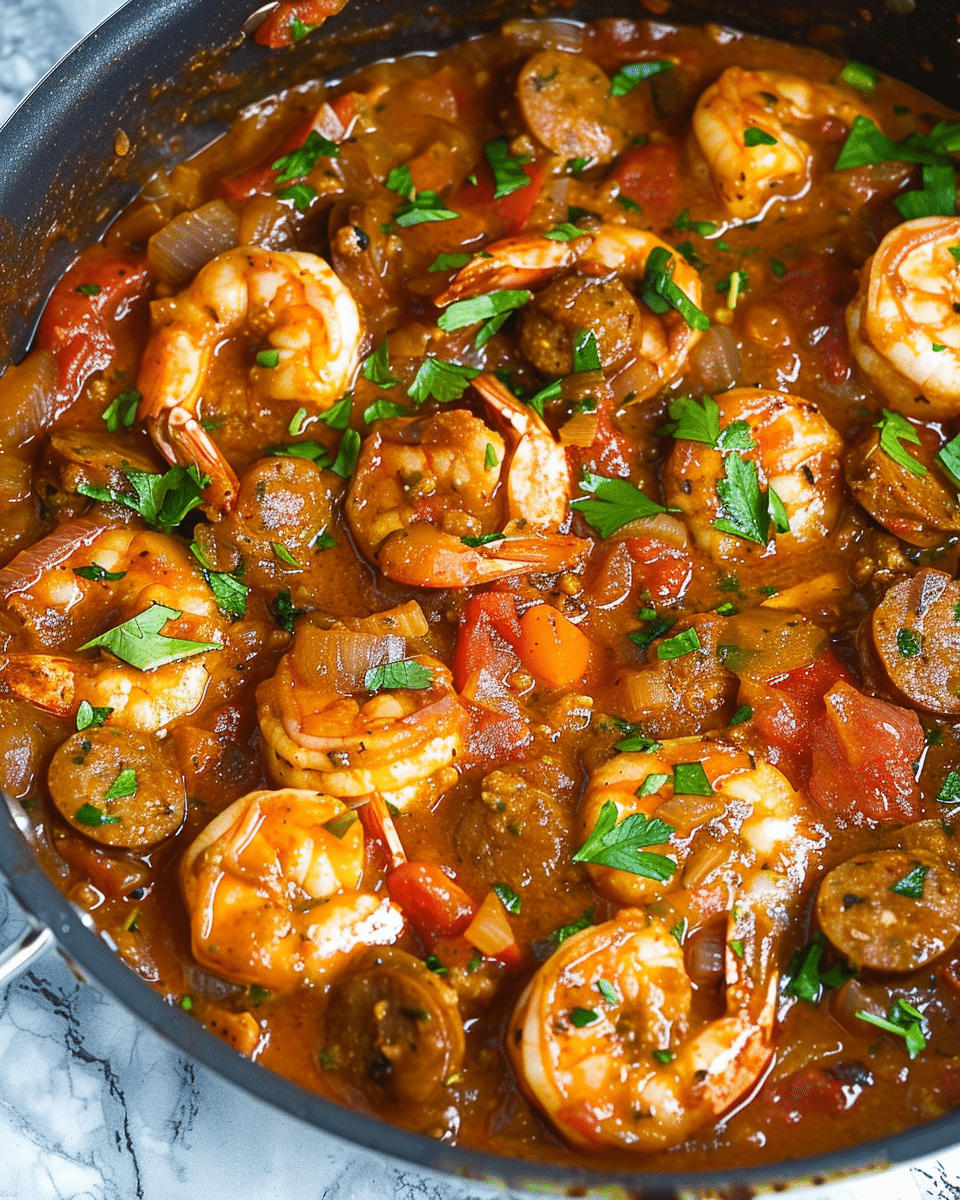 Shrimp Creole with Sausage