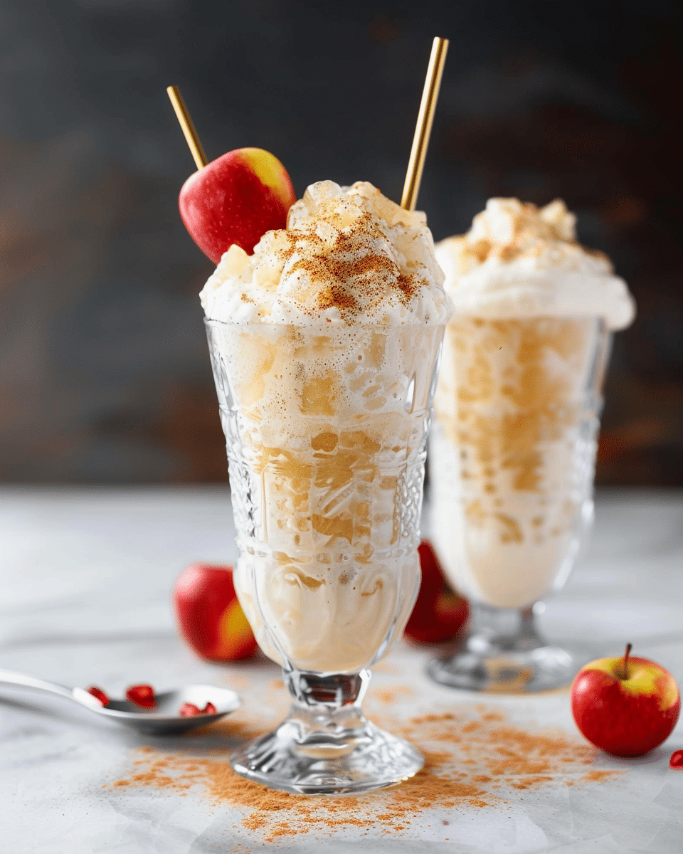 Spiked Apple Cider Floats