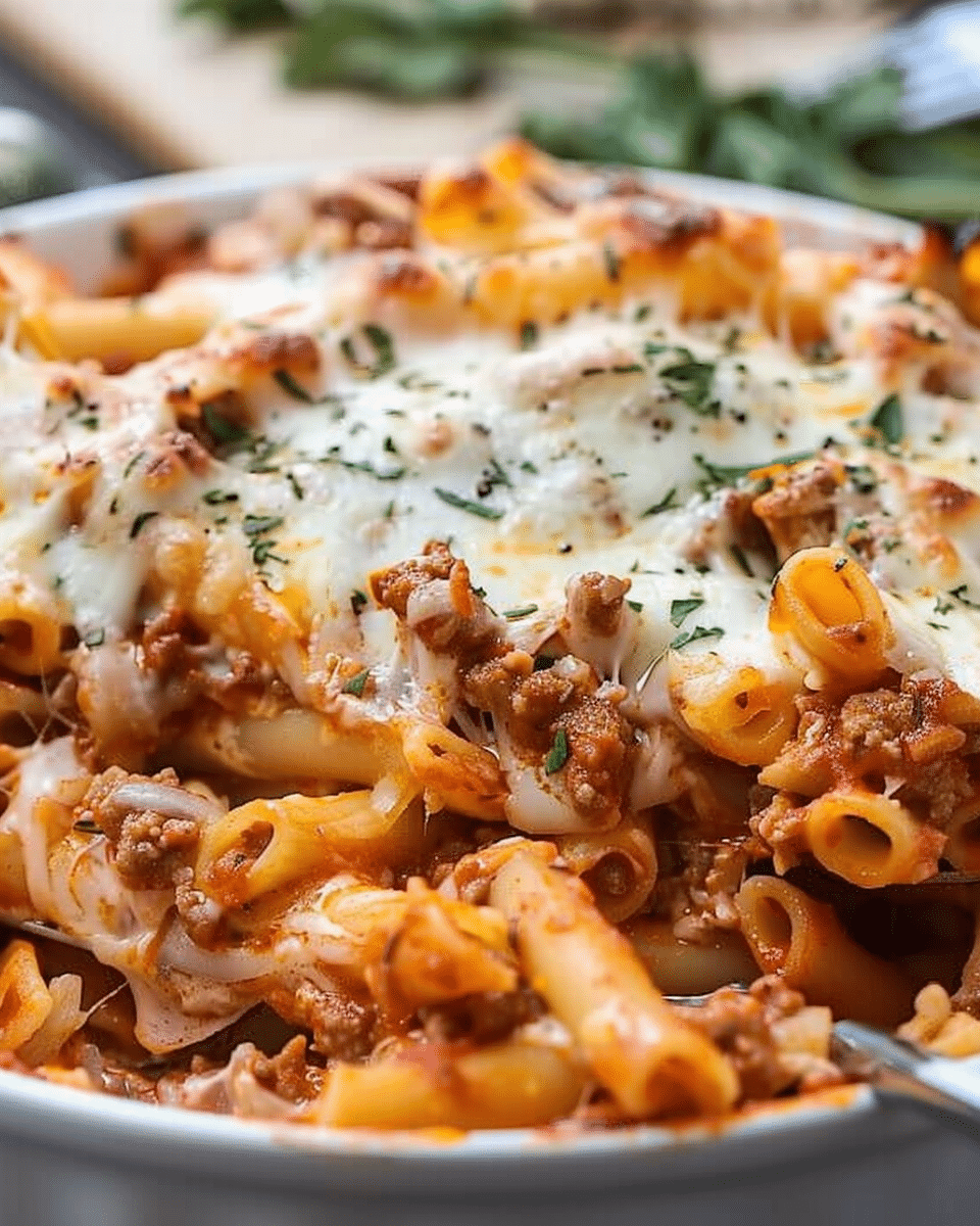 Cheesy Baked Ziti