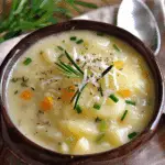 Creamy Rosemary Potato Soup