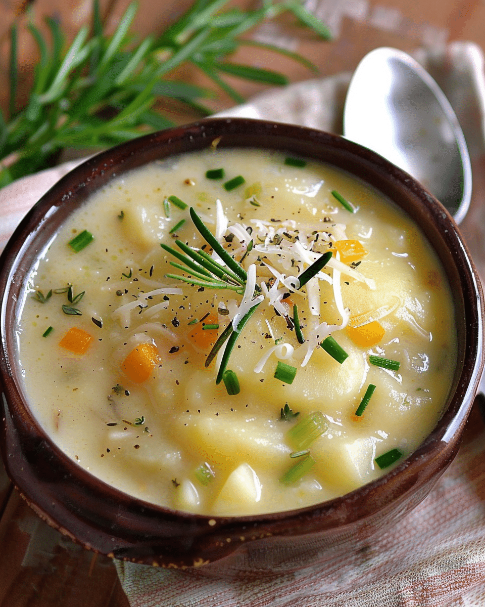 Creamy Rosemary Potato Soup