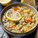 Lemon Chickpea Orzo Soup
