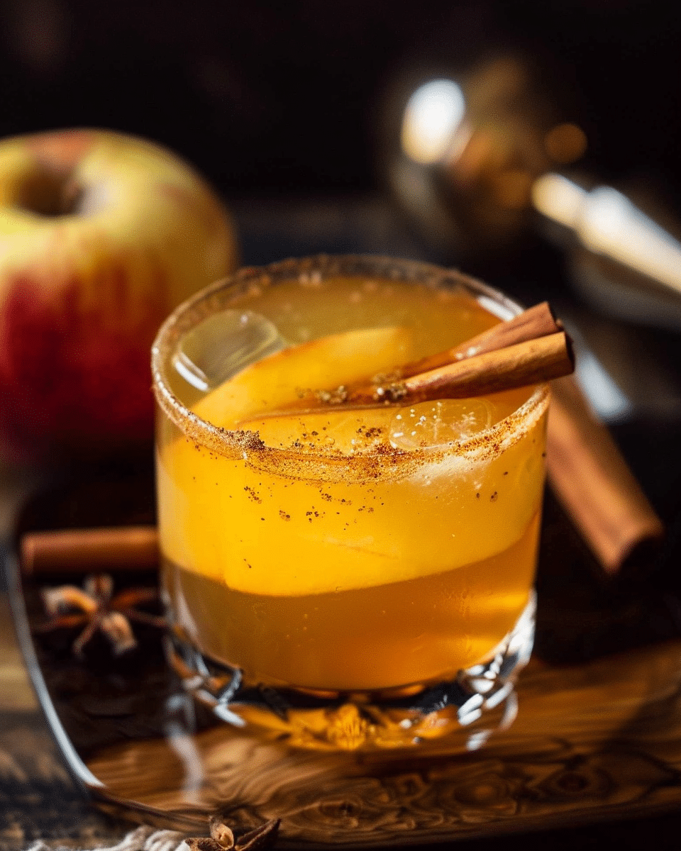 Bourbon Apple Cider Cocktail