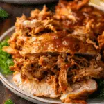 Honey Garlic BBQ Smoked Pulled Chicken