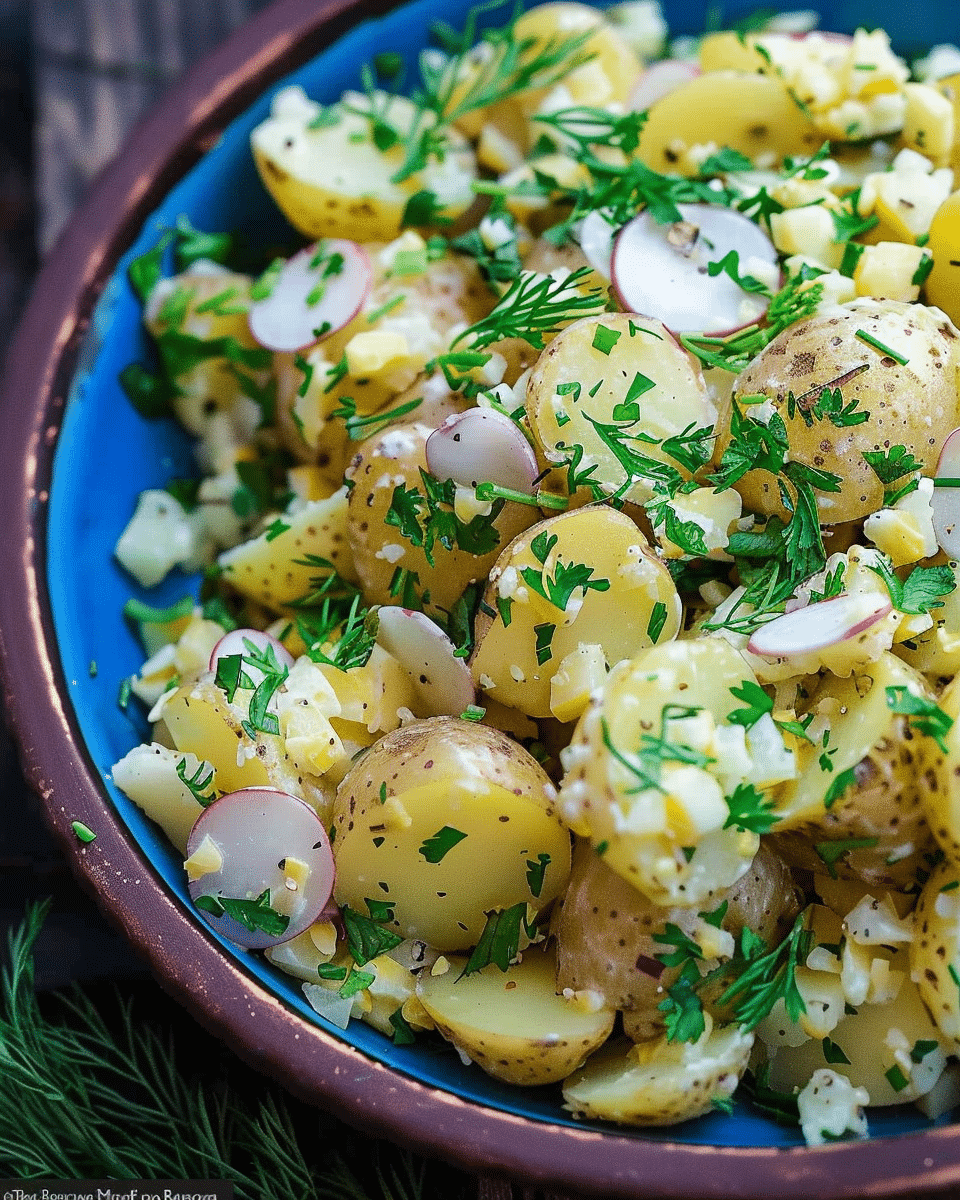 Mediterranean-Style Mustard Potato Salad