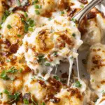 Cheesy Pierogi Casserole