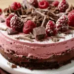 Chocolate Raspberry Mousse Cake