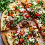 Sheet Pan Greek Pita Pizza