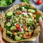 Vegan Greek Chickpea Salad