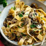 Creamy Mushroom Pappardelle