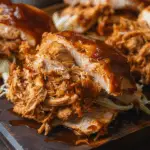 Honey Garlic BBQ Smoked Pulled Chicken