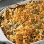 Old-Fashioned Cheesy Tuna Noodle Casserole