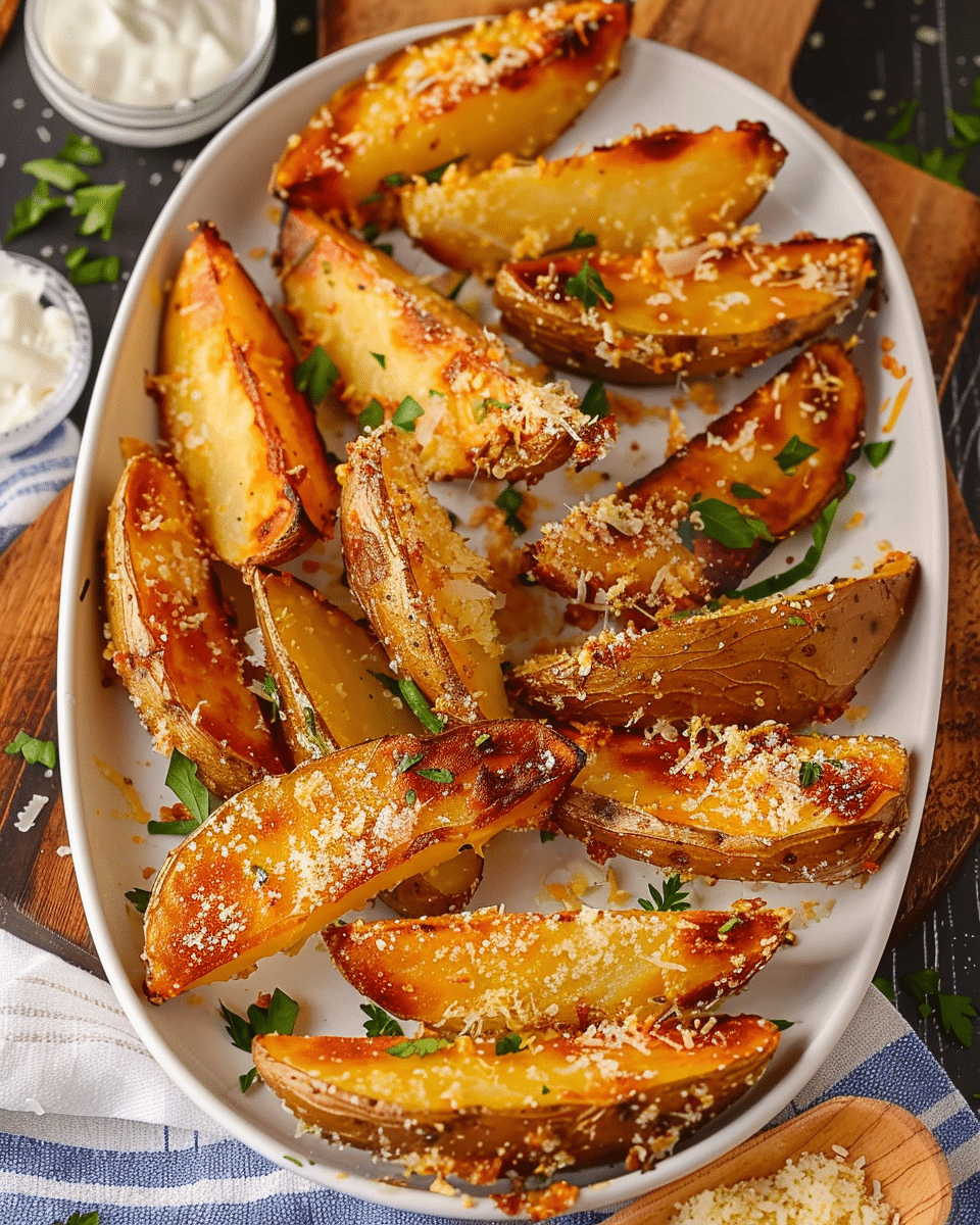 Parmesan Potato Wedges