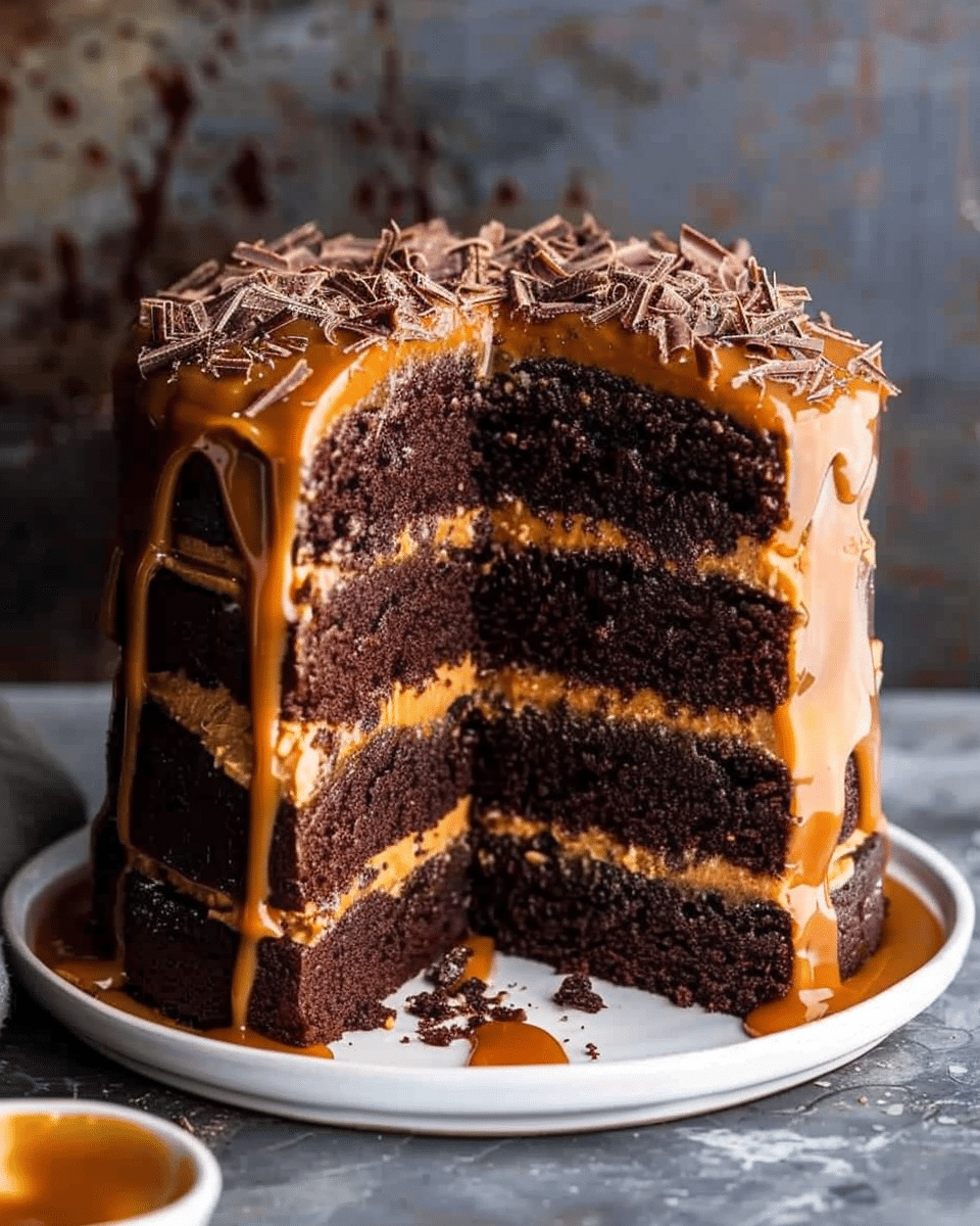 Chocolate Salted Caramel Cake