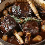 Lamb Shanks  with Rustic Root Vegetables