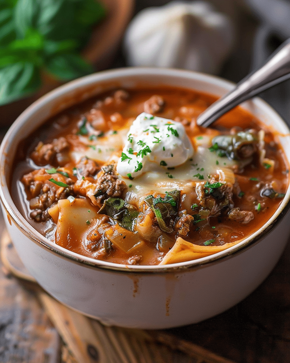 Lasagna Soup