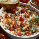 Three-Cheese Tomato Bruschetta Dip