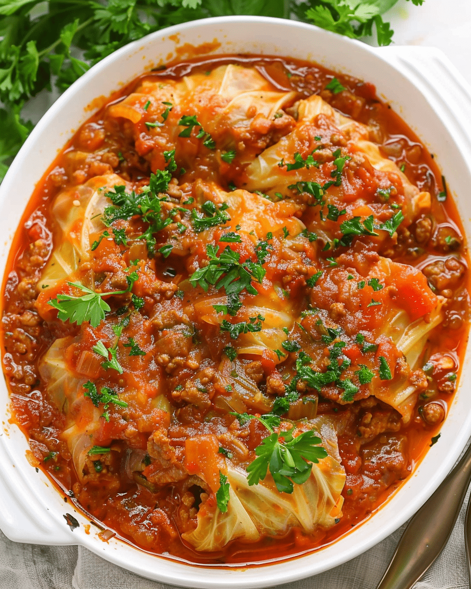 Unstuffed Cabbage Rolls