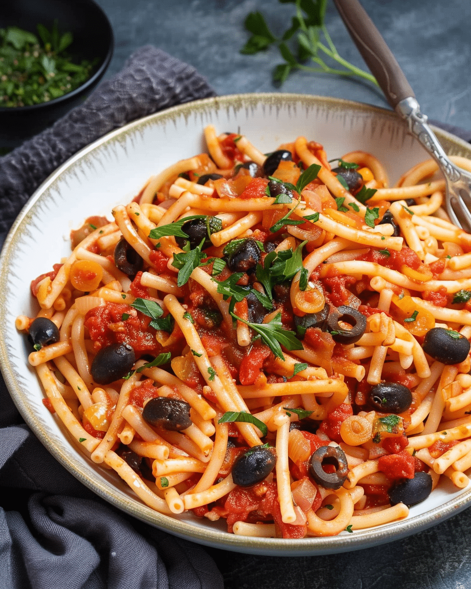 20-Minute Vegan Pasta Puttanesca