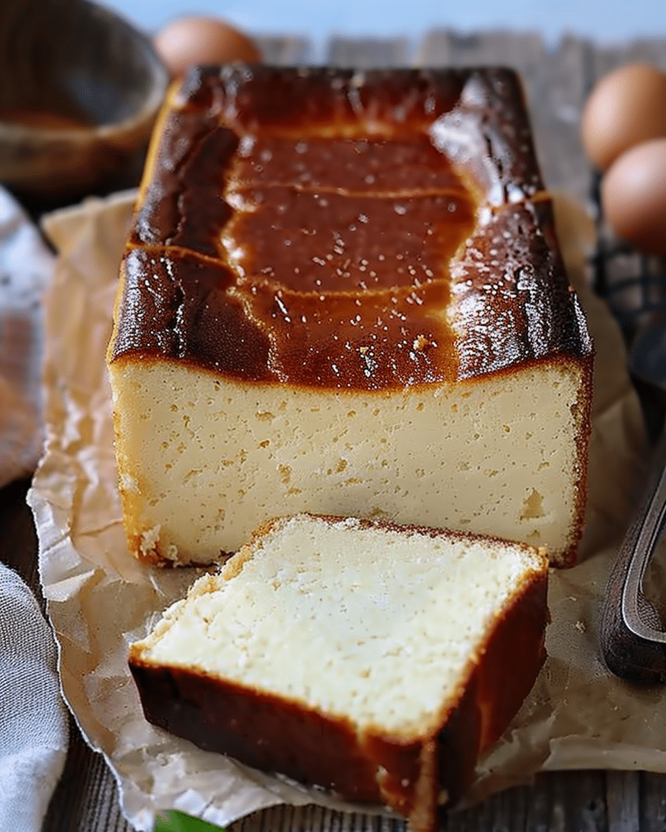 Basque Cheesecake Loaf