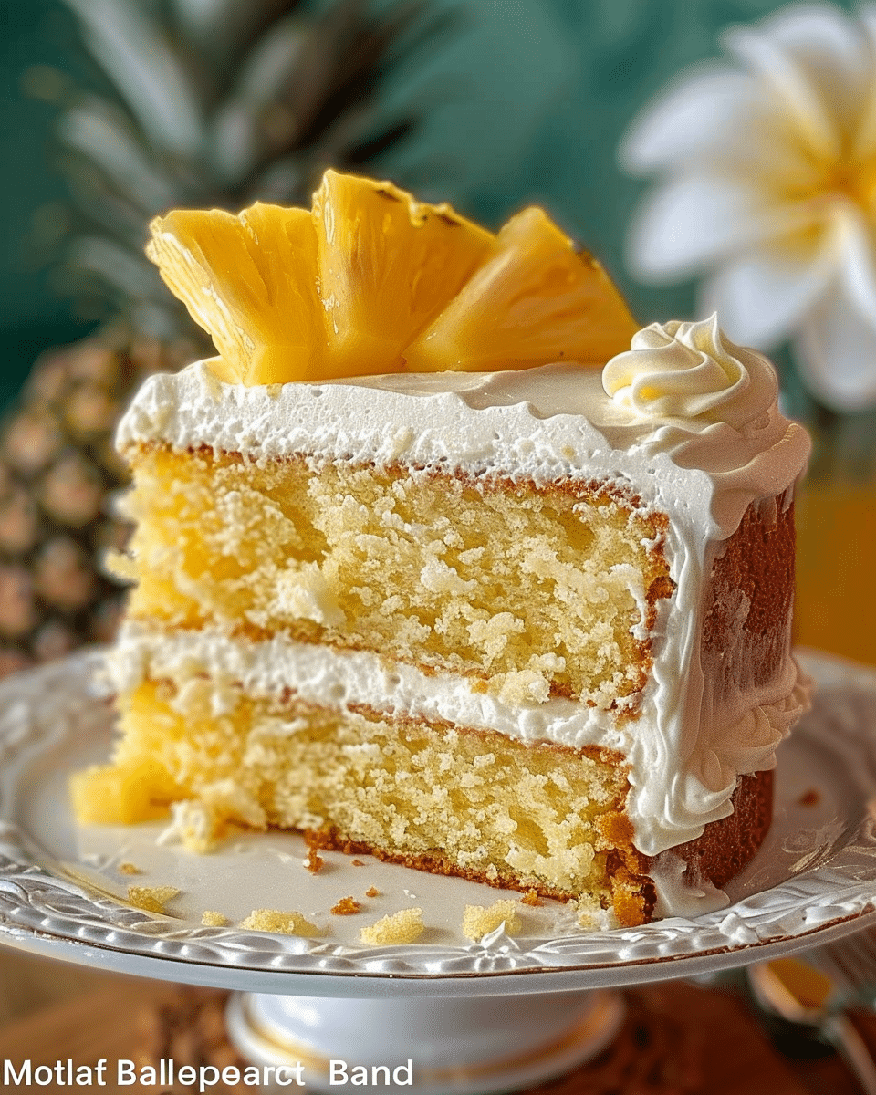 Moist Pineapple Dream Cake