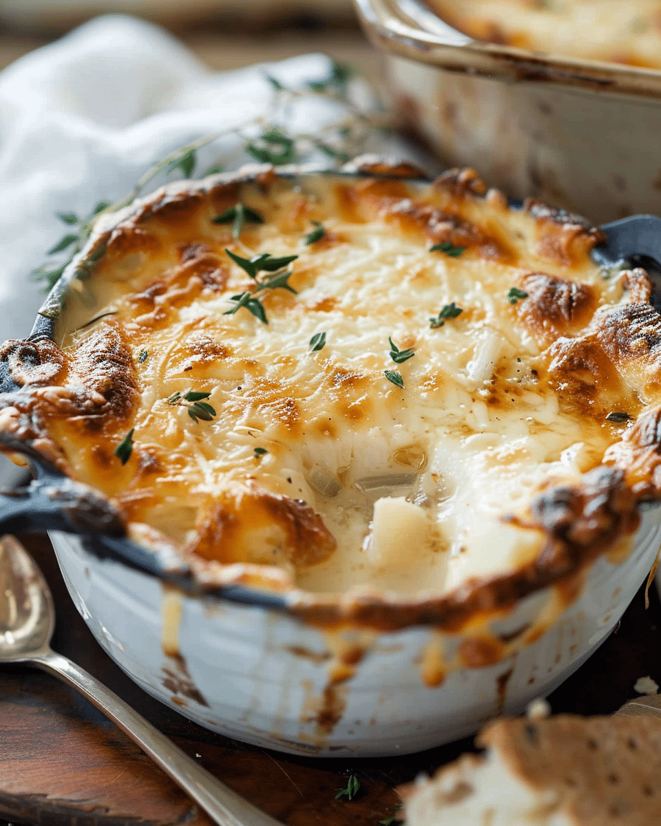 Onion Soup with Fontina