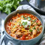 Slow Cooker Buffalo Chicken Chili