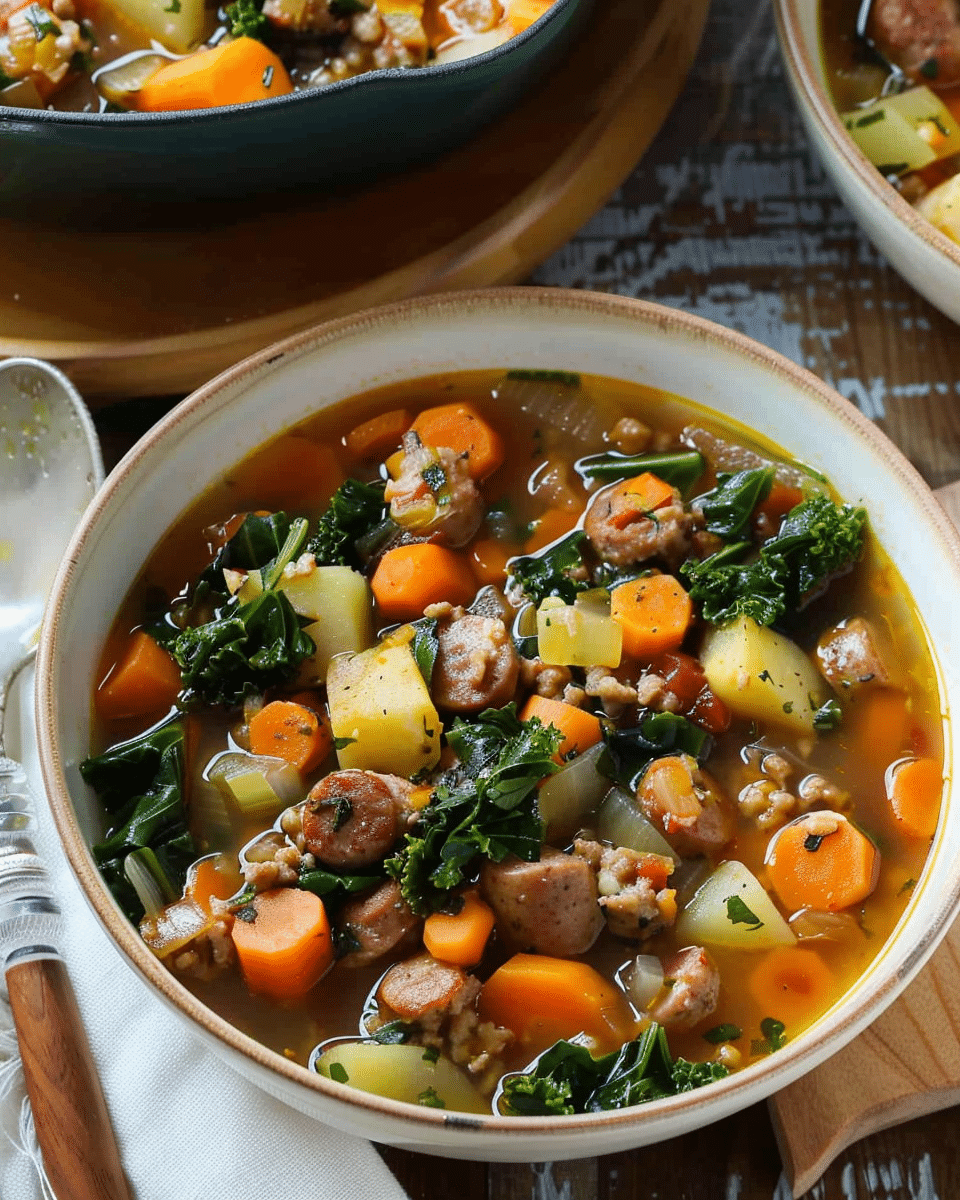 Trader Joe's Holiday Vegetable Hash and Sausage Stew