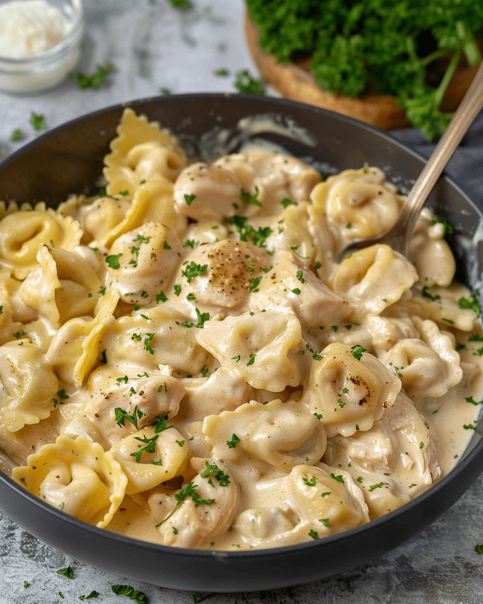 Chicken Tortellini Alfredo