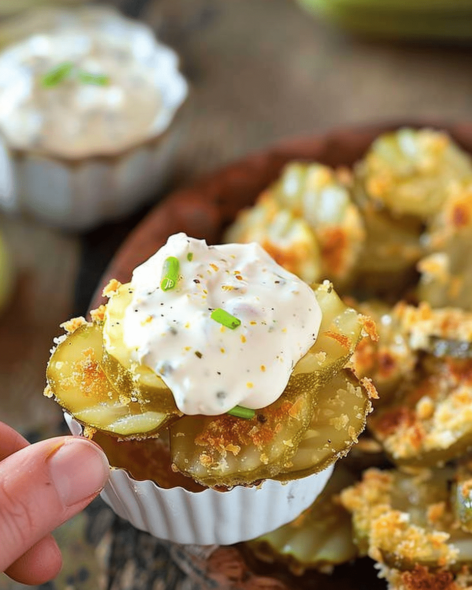 Fried Pickle and Ranch Dip
