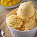 Homemade Mango Ice Cream