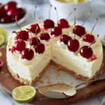 Lemon Lime Cherry Cheesecake