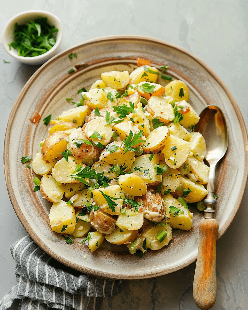 Simple French-Style Potato Salad