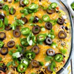 Super Easy Seven Layer Bean Dip