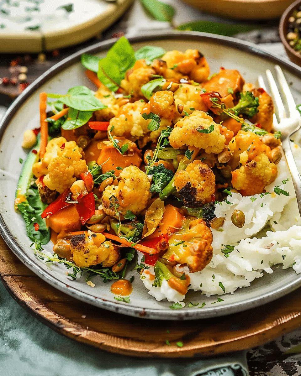 Vegan Buffalo Veggies