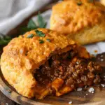 Air Fryer Unsloppy Joes Biscuit Pockets