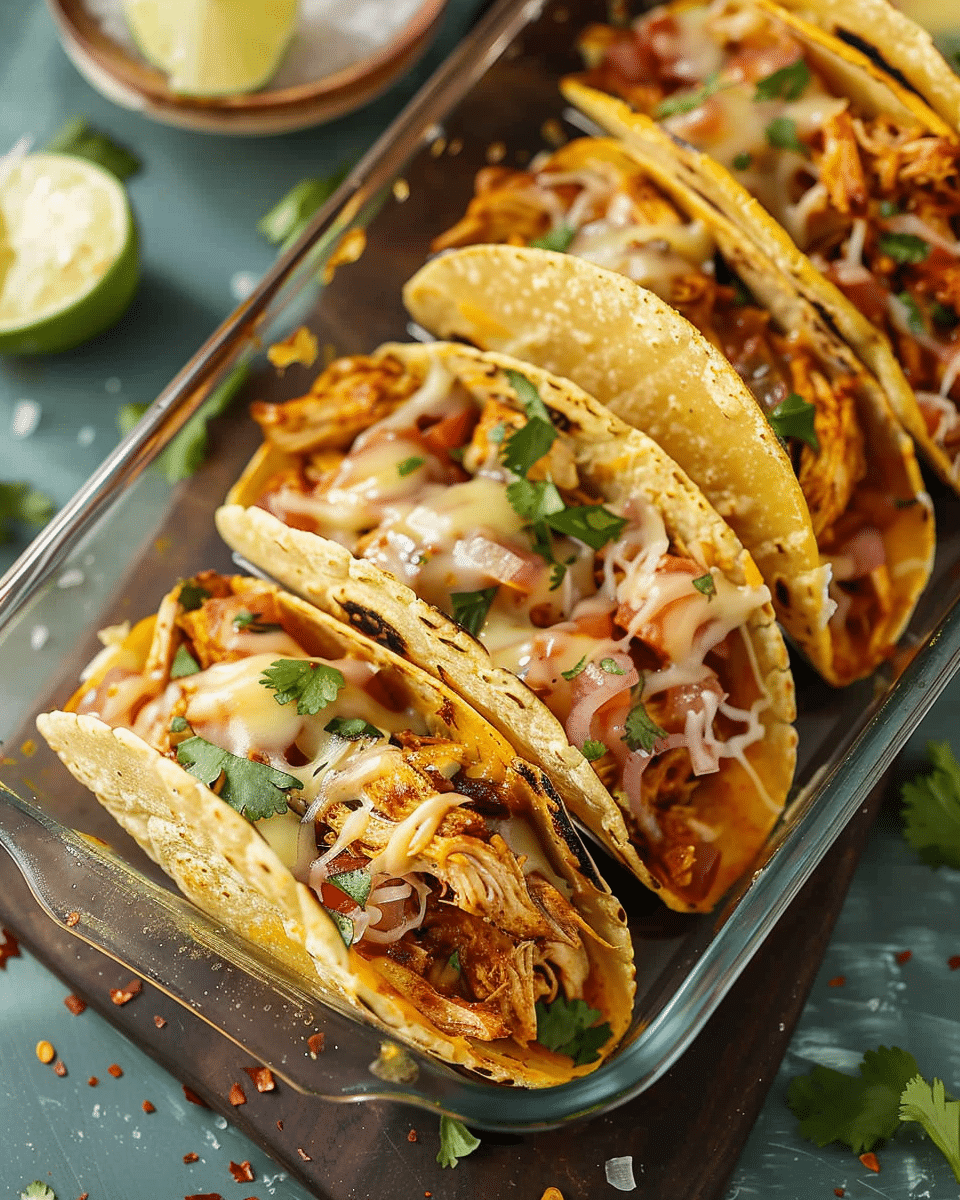 Baked Chicken Tacos