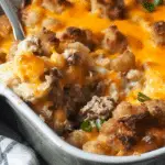 Cheesy Tater Tot Breakfast Bake