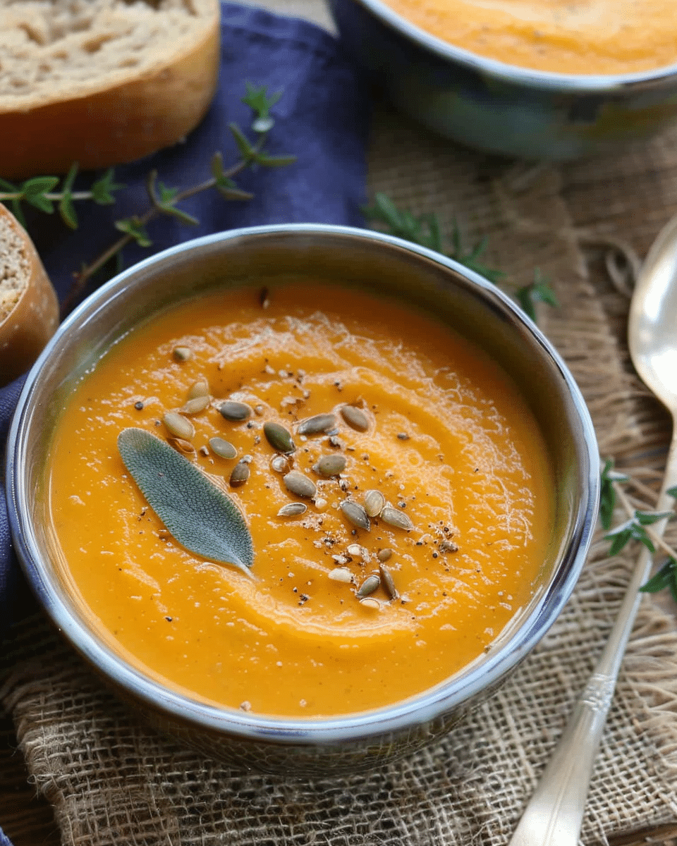 Healthy Carrot and Apple Soup