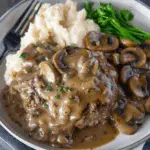 Homemade Salisbury Steak with Mushroom Gravy