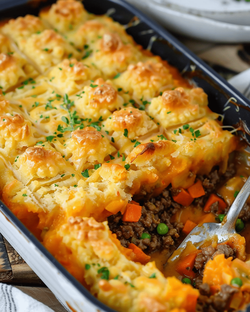 Shepherd’s Pie with Tater Tots