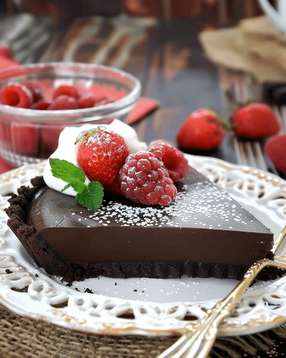 Short Cut Chocolate Truffle Tart