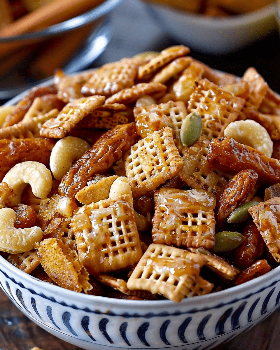 Sweet and Spicy Snack Mix