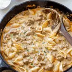 Creamy Beef and Shells