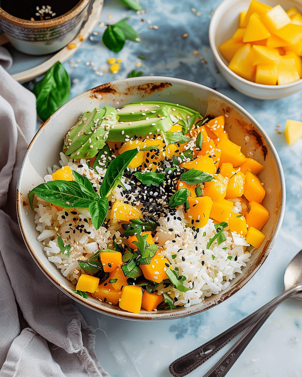 Mango Ginger Rice Bowl