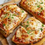 Air Fryer Pizza Garlic Bread