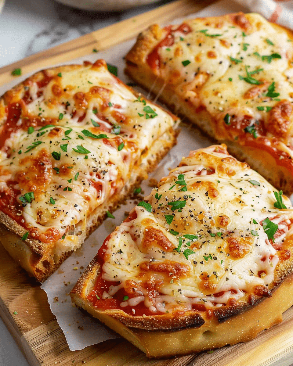 Air Fryer Pizza Garlic Bread